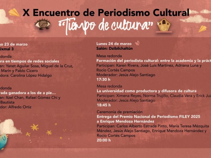 El Encuentro de Periodismo Cultural FILEY 2025 reflexionará sobre los retos del oficio en la era digital. Acceso libre y para todo público.