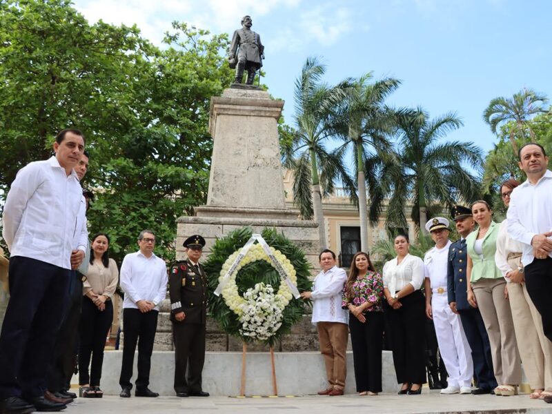 Honran la memoria del General Manuel Cepeda Peraza en su 156° aniversario luctuoso, resaltando su legado en educación, justicia y soberanía.