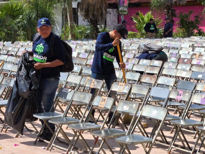 El Carnaval de Mérida 2025 ha generado 28 toneladas de residuos en Plaza Carnaval. Conoce las acciones de limpieza para mantener el evento ordenado.