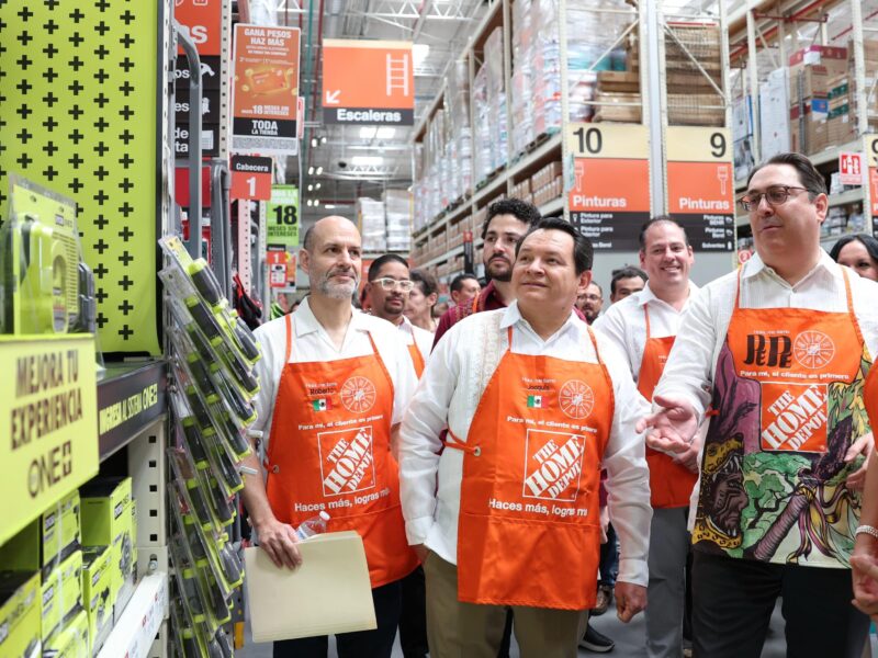 The Home Depot México invertirá 525 MDP en Yucatán para abrir su tercera tienda en Mérida, generando 350 empleos y fortaleciendo la economía local.