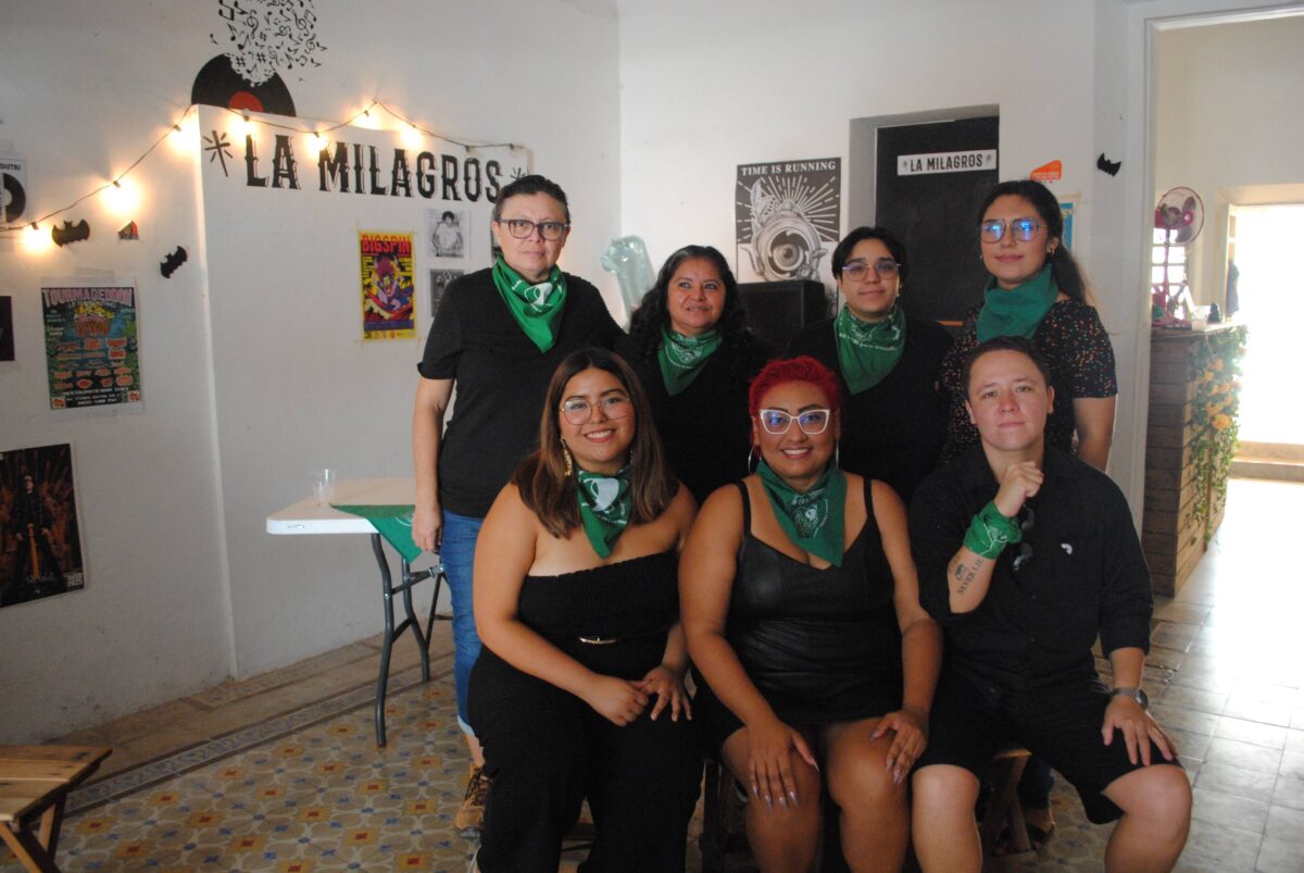 La Marea Verde Yucatán exige la publicación inmediata de la reforma que despenaliza el aborto y el avance de leyes pendientes en derechos.