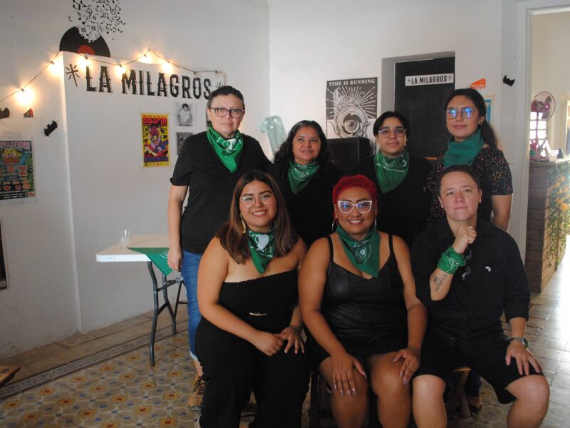 La Marea Verde Yucatán exige la publicación inmediata de la reforma que despenaliza el aborto y el avance de leyes pendientes en derechos.