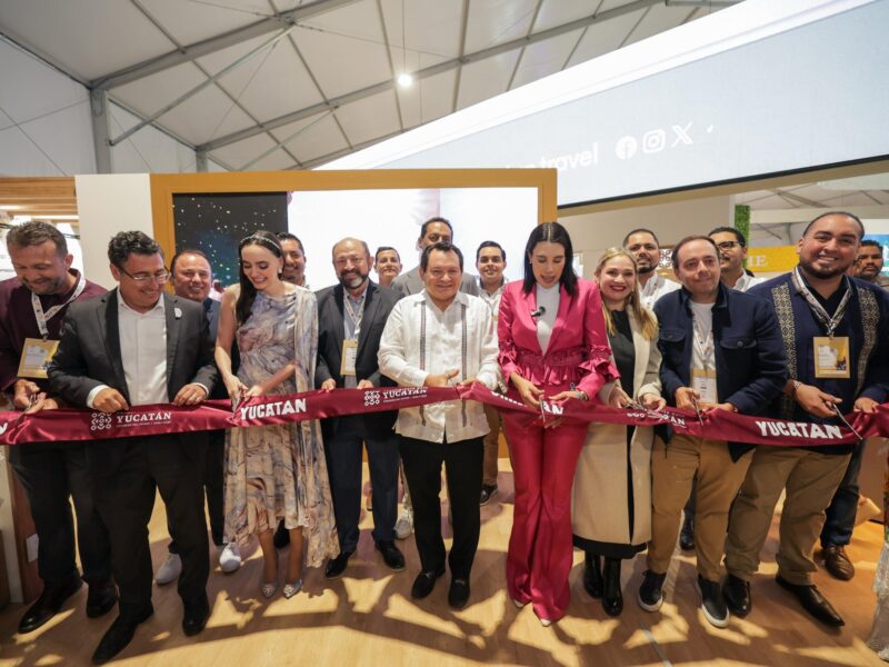 Yucatán en Tianguis Turístico 2025 participa con stands y actividades para promover su cultura, historia y atractivos turísticos.