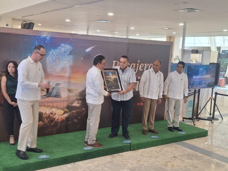 Tren Maya, pasajero un millón, Mérida, turismo, cultura, Óscar David Lozano Águila, Claudia Sheinbaum, comunidades, desarrollo económico, México, transporte sostenible, pueblos originarios, Wilberth Tomás Barbosa, historia.