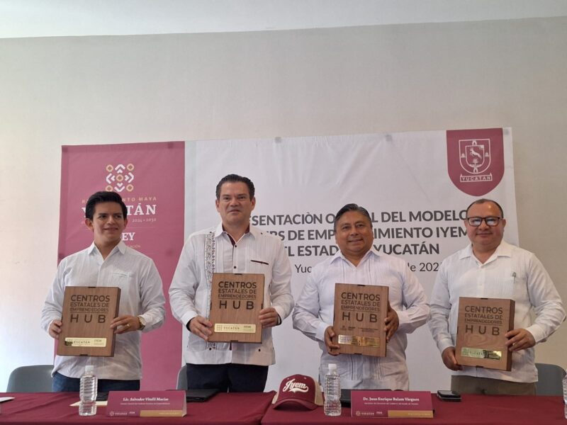 IYEM lanza modelo de Hubs de Emprendimiento para impulsar el autoempleo en 32 municipios de Yucatán en 2025.