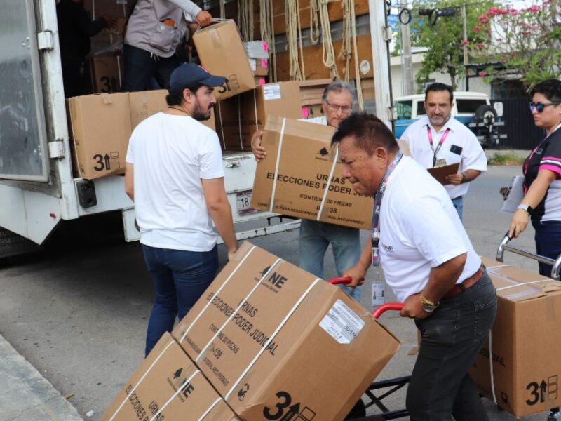 Ya llegó el material electoral para elecciones del 1 de junio en Yucatán. Consulta candidatos en “Conóceles, Practica y Ubica” del INE.