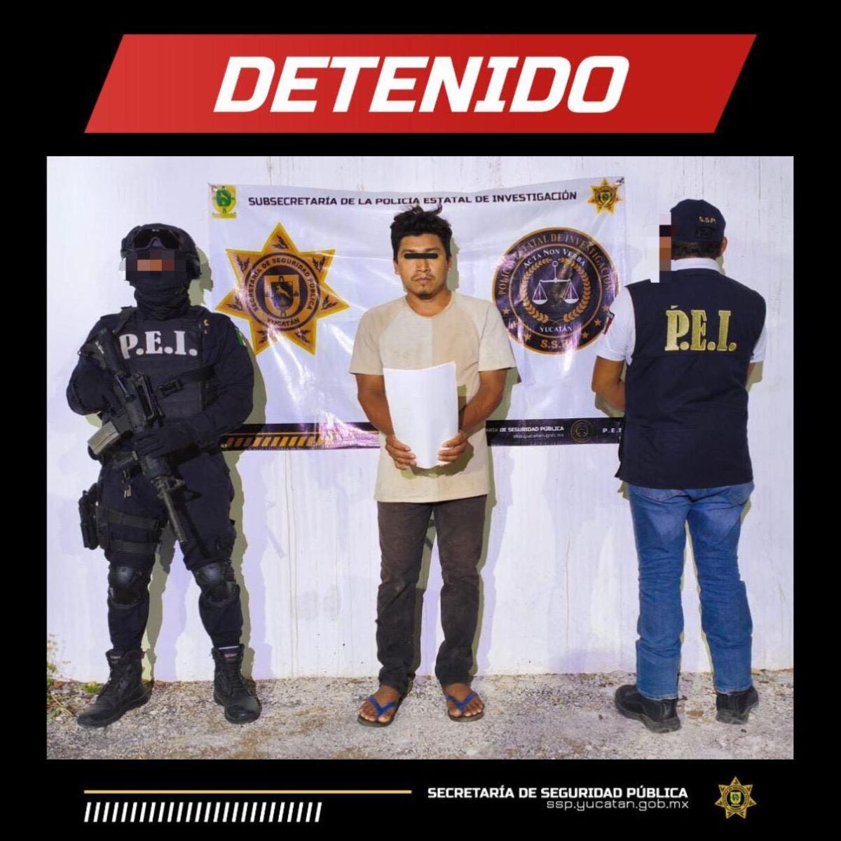 Detenido por homicidio de profesor en Tzucacab