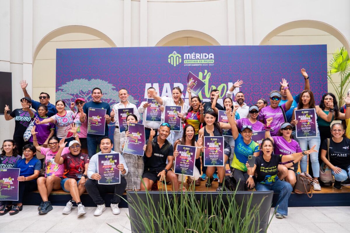 Maratón Mérida Banorte 2026 se proyecta como evento internacional con más de 800 mil pesos en premios y ruta por sitios emblemáticos.
