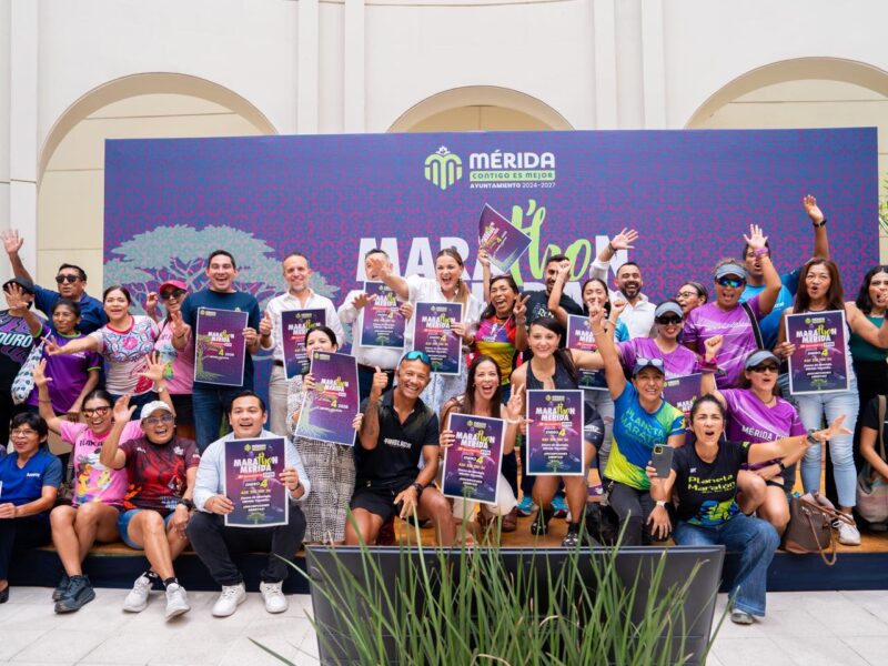 Maratón Mérida Banorte 2026 se proyecta como evento internacional con más de 800 mil pesos en premios y ruta por sitios emblemáticos.