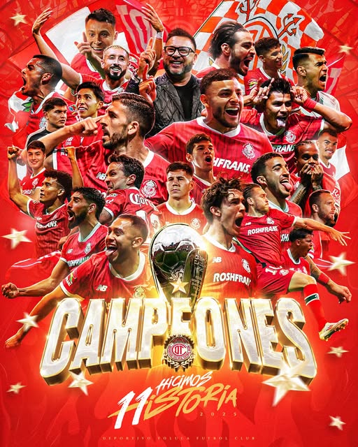 Toluca se corona campeón de la Liga MX