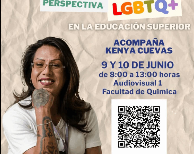 Codhey invita a las Mesas de Trabajo LGBT+ en la Educación Superior con Kenya Cuevas, el 9 y 10 de junio en la UADY.