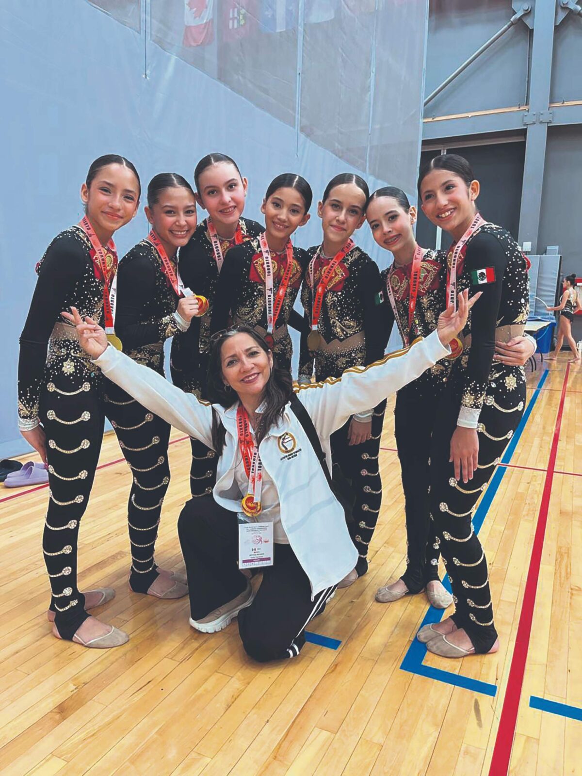 Equipo yucateco busca el reconocimiento olímpico para la gimnasia estética tras ganar oro en torneo internacional en Canadá.