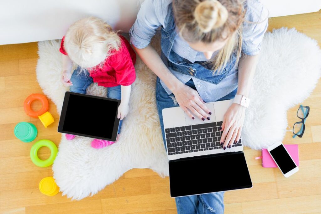Madres y la tecnología hoy en día