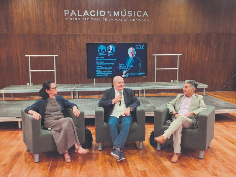 La OSY ofrecerá conciertos con Jesús Medina, interpretando obras de Mozart y Strauss en el Palacio de la Música.