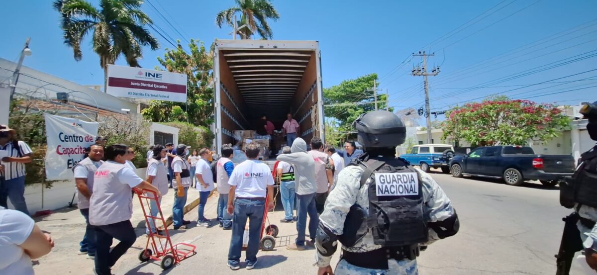 INE Yucatán recibe más de 10 millones de boletas para las elecciones judiciales del 1 de junio, distribuidas en seis distritos.