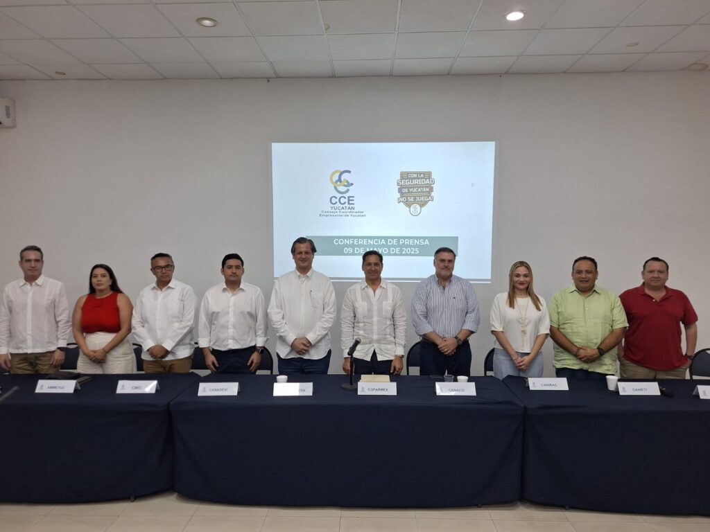 Empresarios yucatecos lanzan campaña “Con la seguridad de Yucatán no se juega” contra noticias falsas en redes y espacios públicos.