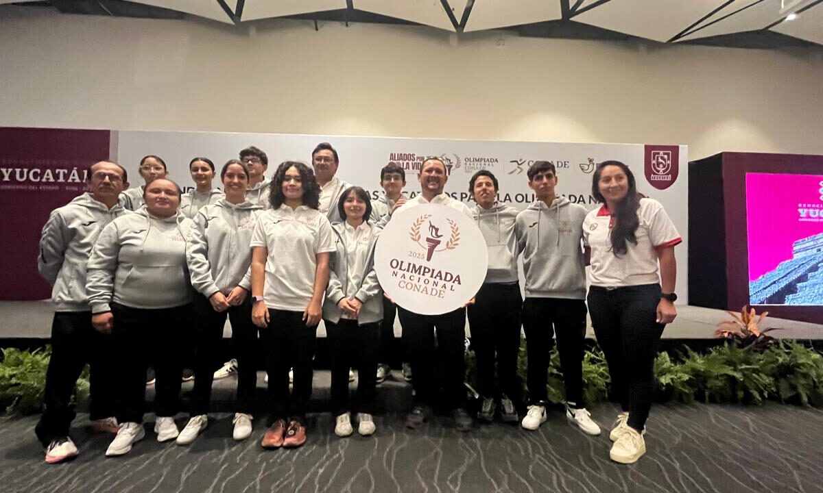 900 deportistas yucatecos representarán a Yucatán en la Olimpiada Nacional 2025, con el objetivo de mantener el liderazgo deportivo.