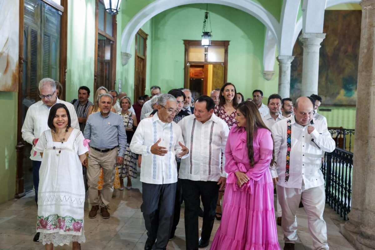 Yucatán presenta su potencial de inversión y desarrollo al cuerpo diplomático acreditado en México durante encuentro con Joaquín Díaz Mena.