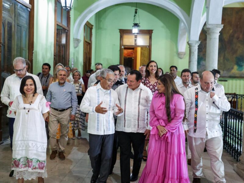 Yucatán presenta su potencial de inversión y desarrollo al cuerpo diplomático acreditado en México durante encuentro con Joaquín Díaz Mena.