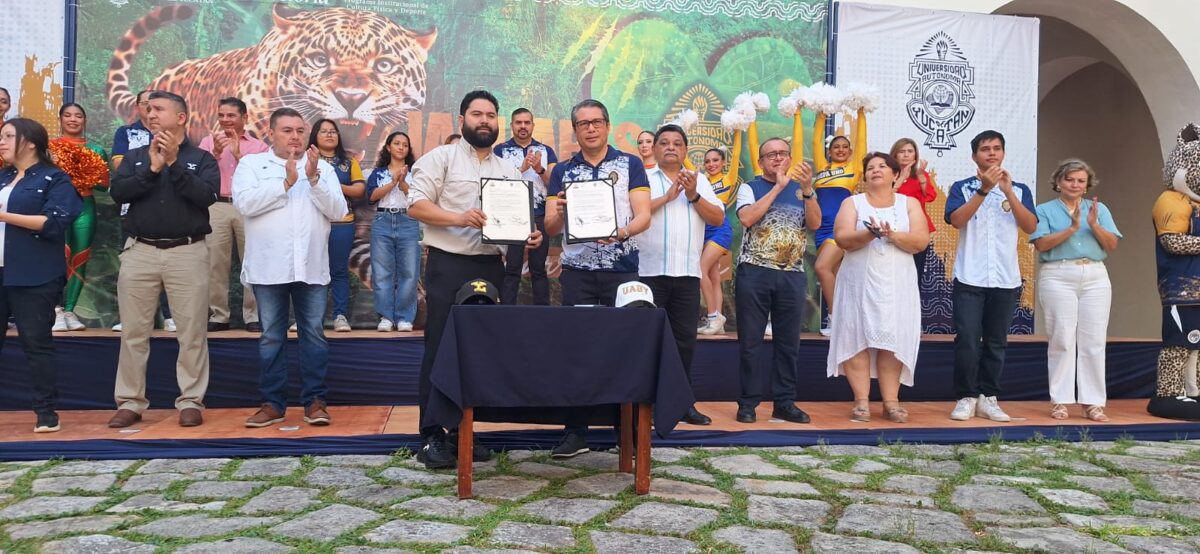 La UADY y los Leones de Yucatán firman un convenio UADY Leones de Yucatán para impulsar el deporte y la educación en la región.