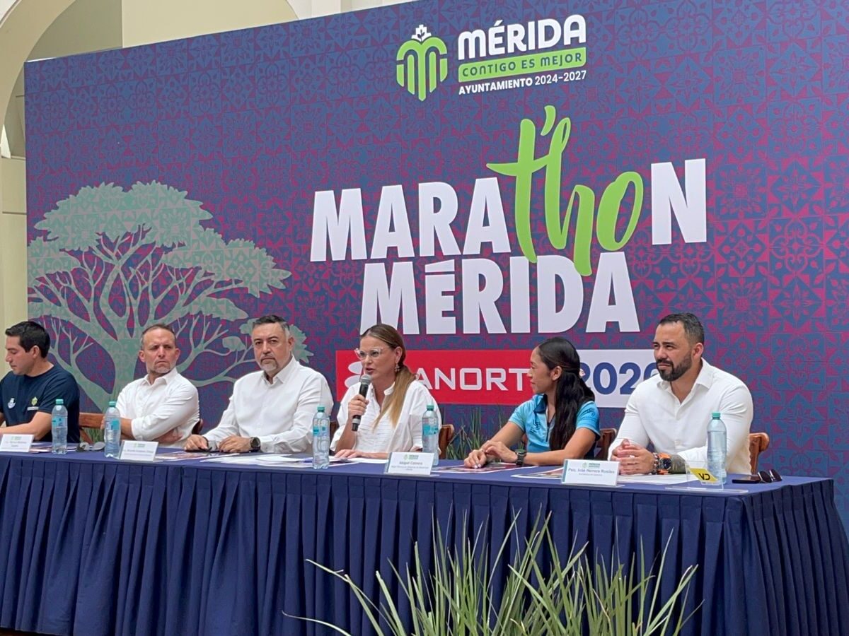 El Maratón Internacional de la Ciudad de Mérida 2026 espera 5 mil corredores y una bolsa superior a 800 mil pesos.