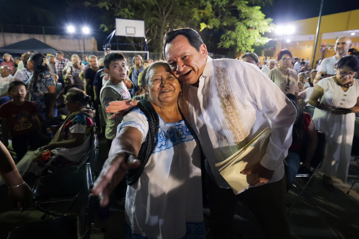 Gobierno del Renacimiento Maya escucha y atiende necesidades de vecinos de Cholul, tras 30 años sin presencia de un mandatario estatal.