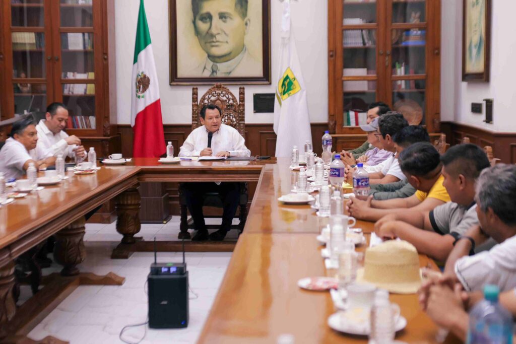 Díaz Mena se reúne con integrantes de la CNTE