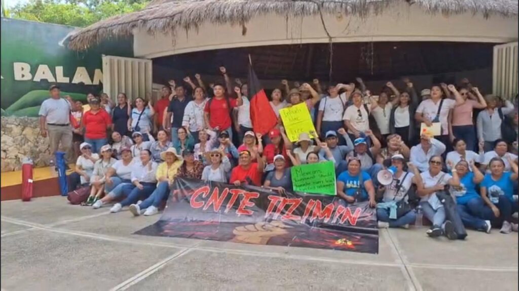 Profesores de la CNTE “toman” zonas arqueológicas