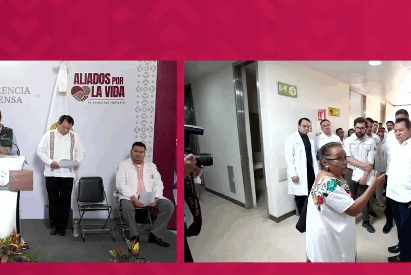 Avanza el proceso de adhesión de Yucatán al IMSS Bienestar y el Hospital O’Horán ya tiene su equipamiento bajo resguardo del Ejército.