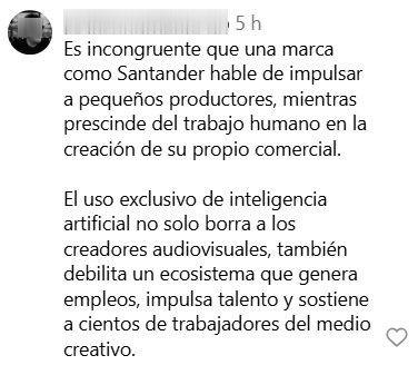 La AMC protesta por comercial creado 100% con IA