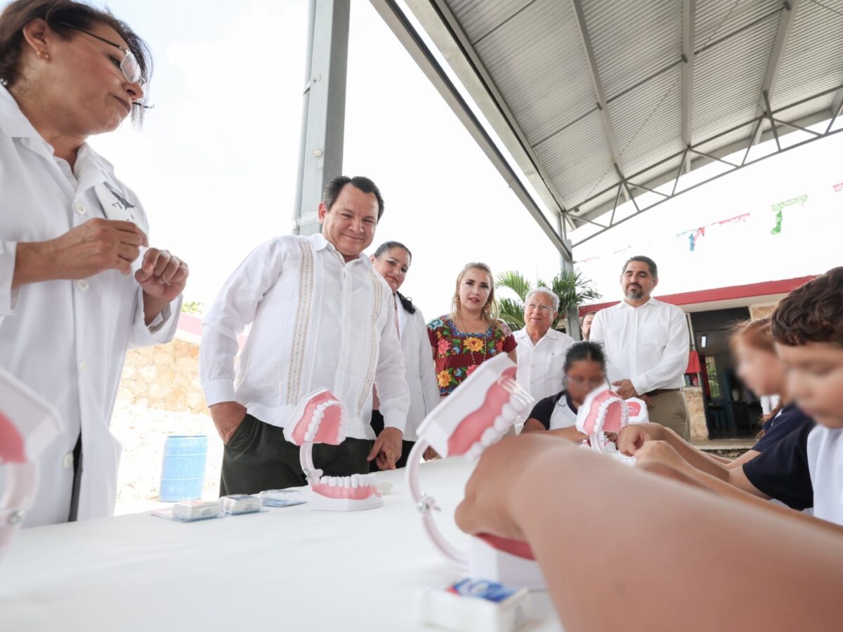 El Programa Estatal de Salud Bucal Infantil busca prevenir enfermedades dentales en más de 250 mil niñas y niños de Yucatán.