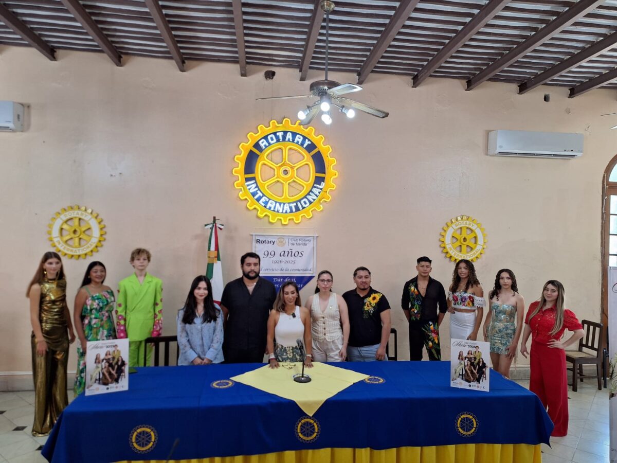 Rotary Fashion Show 2025 apoya cirugías de labio y paladar hendido en Mérida con un desfile de moda altruista y diseño yucateco.