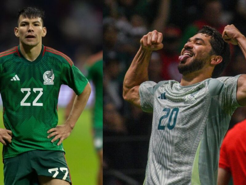 Henry Martín e Hirving Lozano causan baja de la Selección Mexicana rumbo a la Copa Oro 2025 por lesiones musculares.