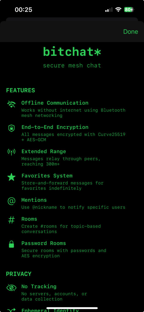 Bitchat es la nueva app del creador de Twitter que no requiere internet