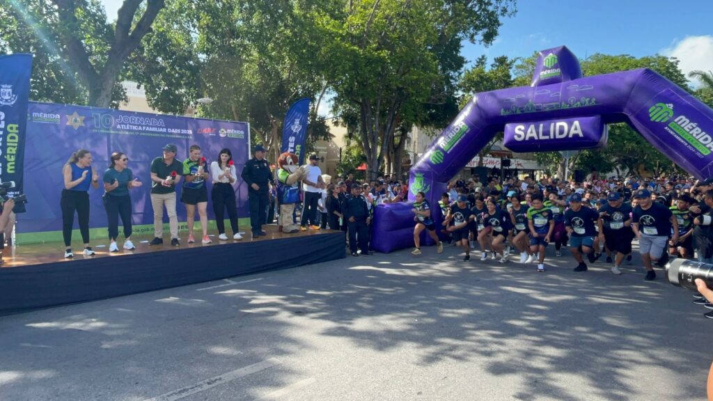 Cecilia Patrón encabeza la 10.ª Jornada Atlética D.A.R.E. en Mérida
