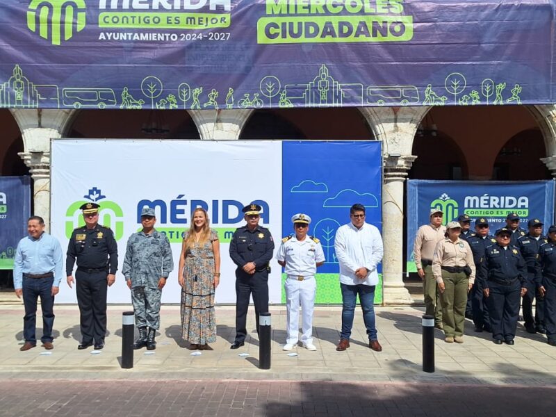 Arranca operativo Vacaciones Seguras en Mérida con presencia de fuerzas federales y locales para proteger a turistas y residentes.