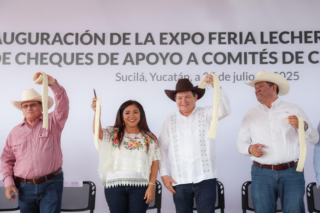 Sucilá recibe respaldo histórico a su producción lechera