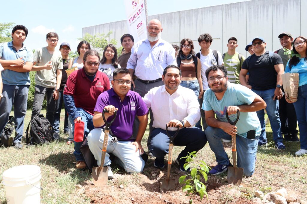 UPY impulsa jornada de reforestación en el marco de la Semana de la Ingeniería