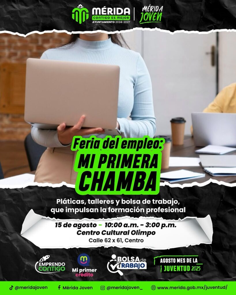 Actividades del Mes de la Juventud en Mérida: talleres, ferias y voluntariado