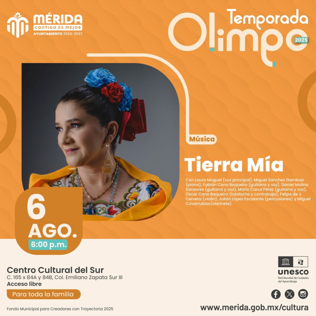 Eventos culturales que no puedes perderte esta semana en Mérida y sus municipios