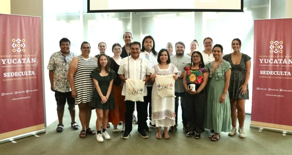 Estudiantes de Canadá viven experiencia inmersiva en Yucatán con el Seminario Lengua y Cultura Maya 2025.