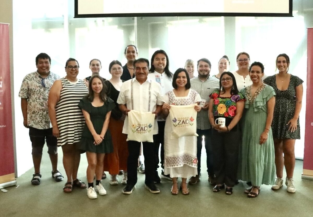Estudiantes de Canadá viven experiencia inmersiva en Yucatán con el Seminario Lengua y Cultura Maya 2025.
