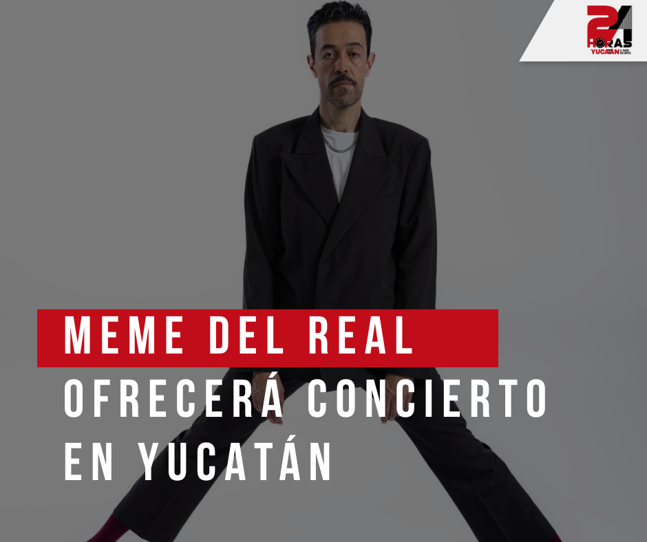 Meme del Real, de Café Tacuba, dará un concierto en Yucatán junto a Val Hozu, impulsando el talento local y la oferta cultural del estado.