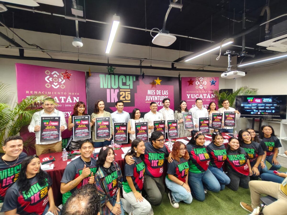 Mes de las Juventudes Yucatán 2025 inicia con más de 60 actividades que celebran la diversidad, creatividad y fuerza juvenil.