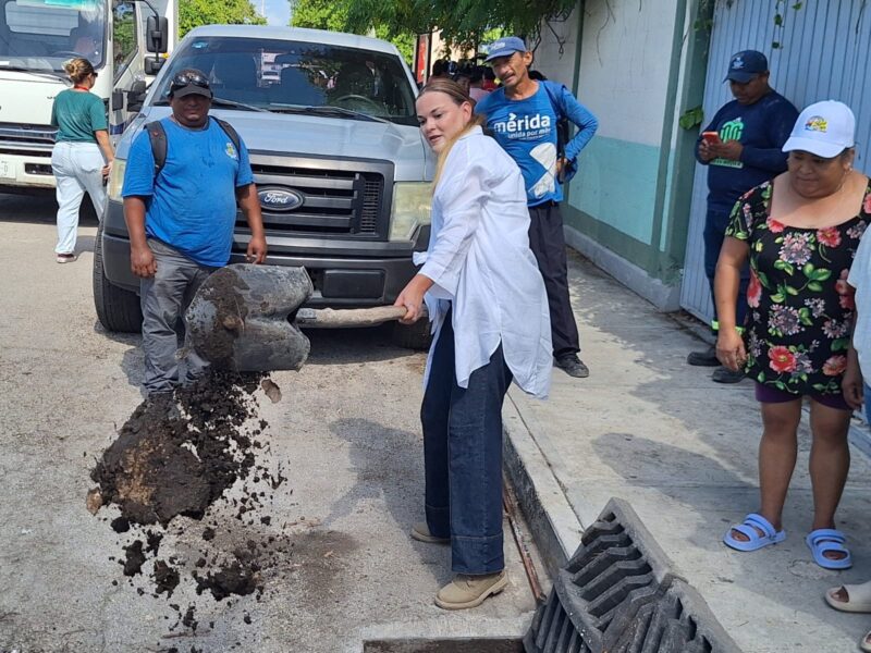 Fotos: Juan Manuel Contreras/ Megaoperativo de limpieza y mejoras urbanas transforma Juan Pablo II, al poniente de Mérida.