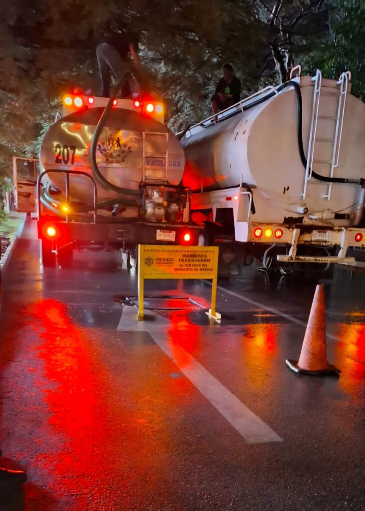 Atiende Ayuntamiento de Mérida reportes ciudadanos de afectaciones por lluvias