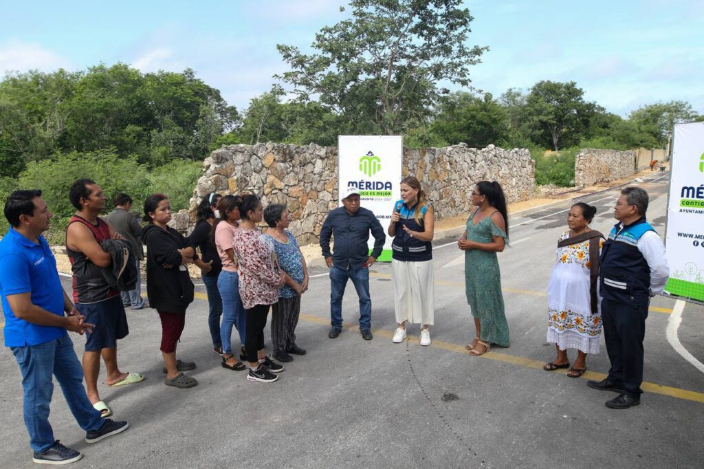 Mérida mejora vialidades y comisarías con obras en San José Tzal