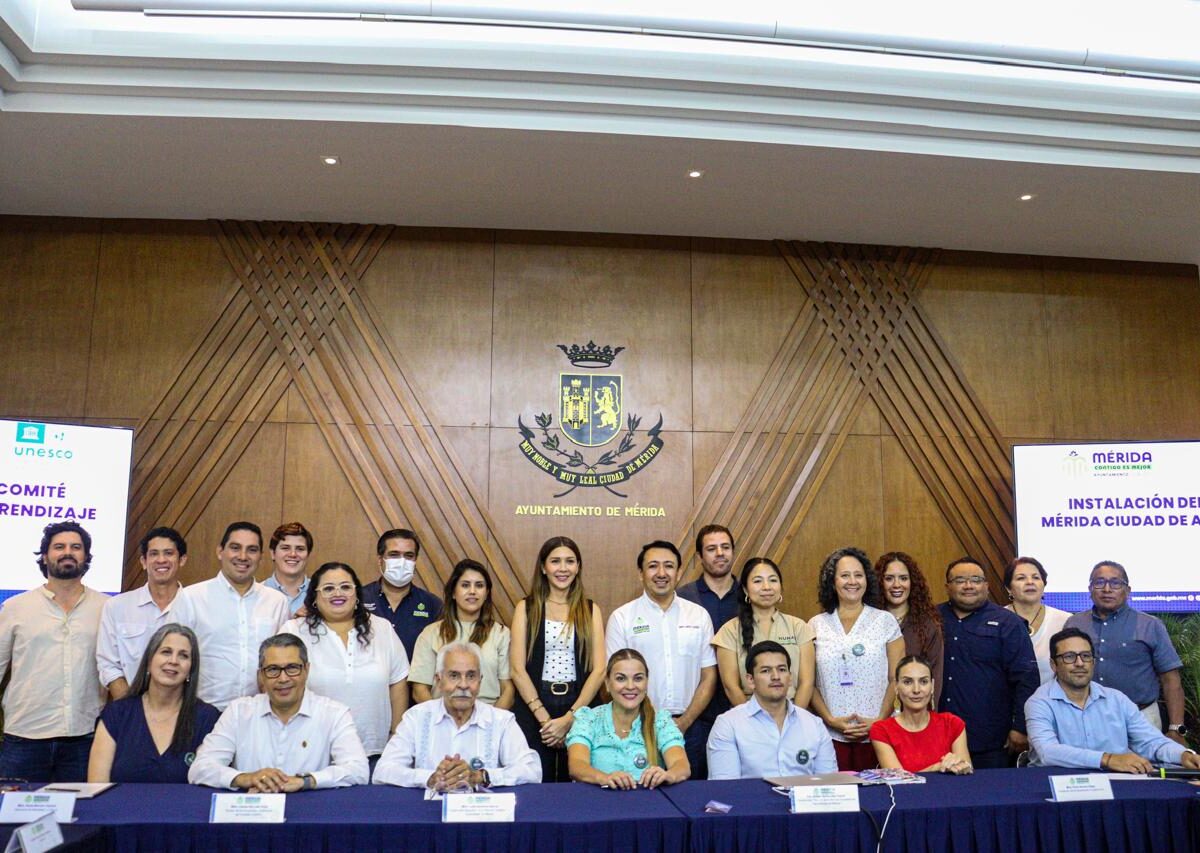 Ayuntamiento de Mérida inicia el Plan de Acción de Mérida Ciudad del Aprendizaje para impulsar educación y desarrollo comunitario.