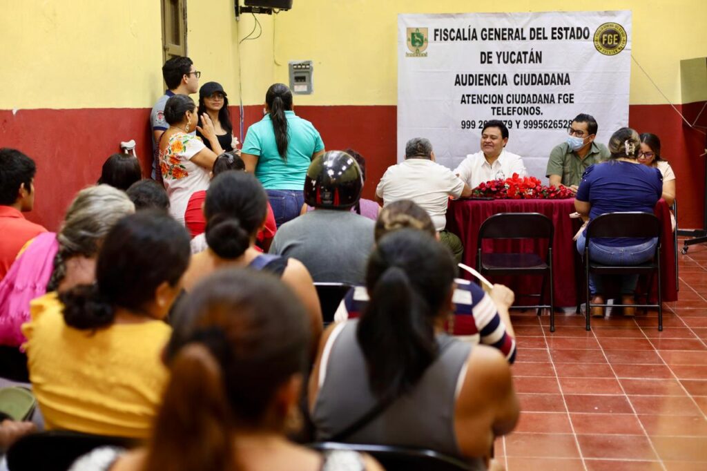 Fiscalía General del Estado abre espacio de diálogo directo en Ticul