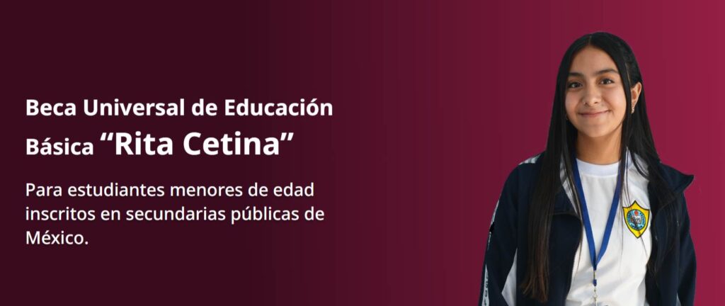 Inicia registro de la Beca Rita Cetina 2025 para estudiantes de secundaria